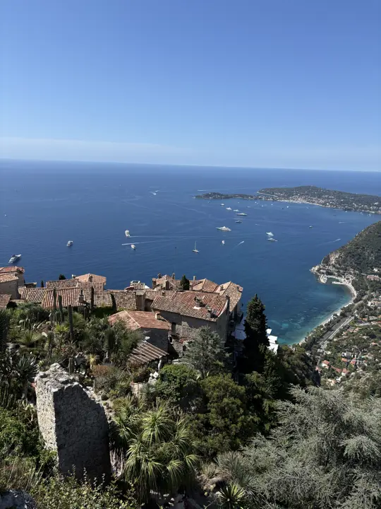 Èze over the Mediterranean