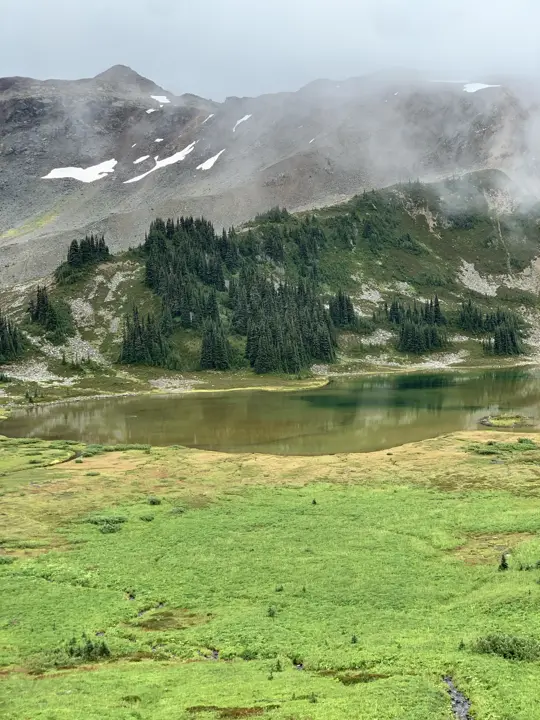 The trail up to Panorama Ridge