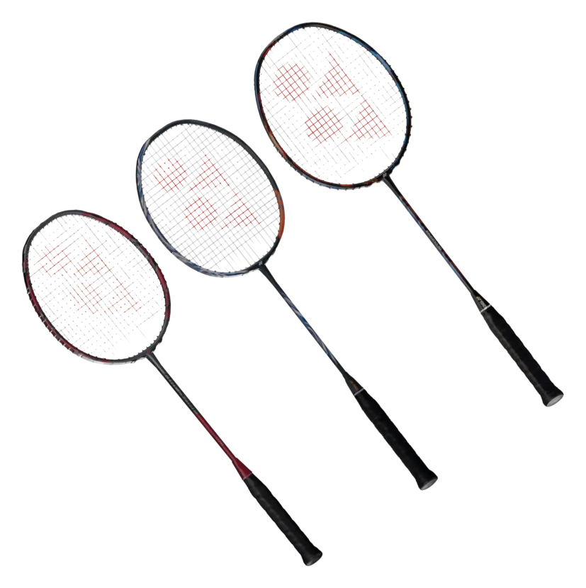 Three of my Yonex rackets