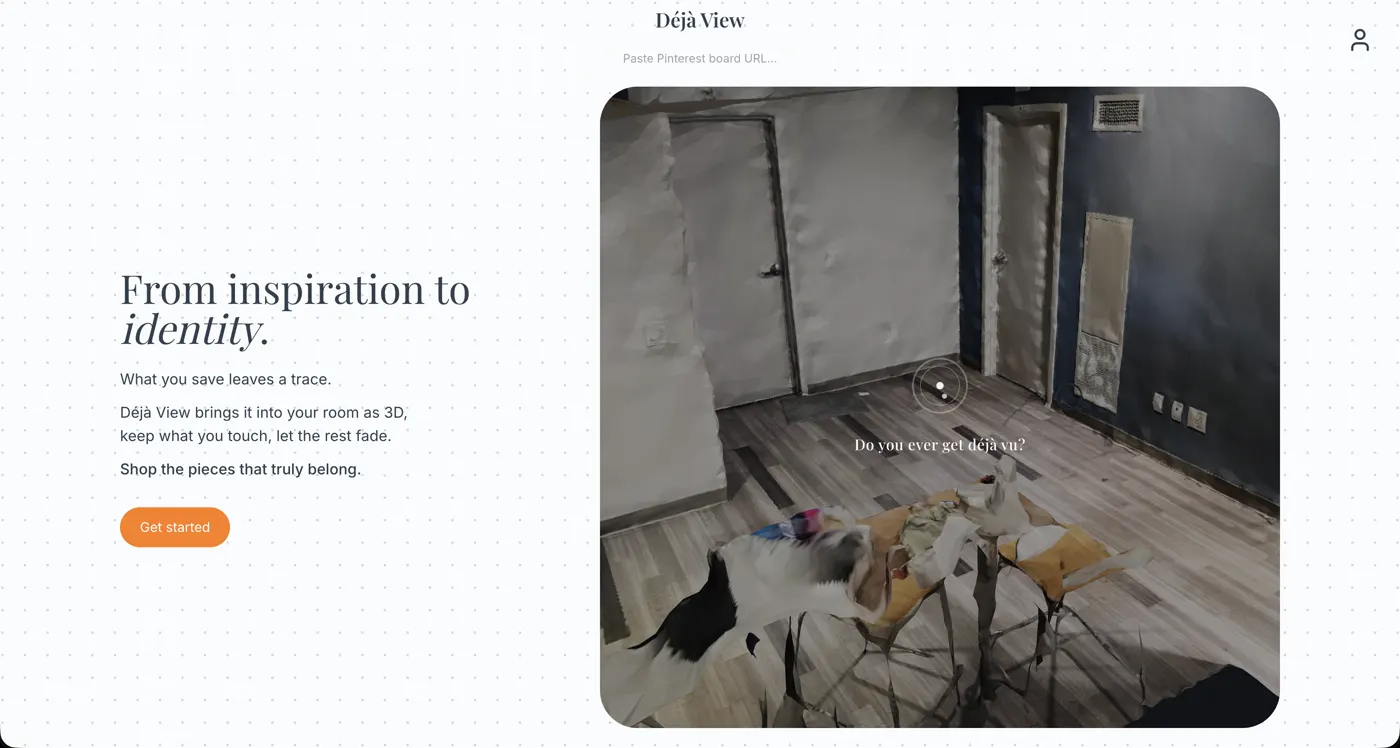deja-view landing page